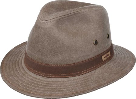 Stetson Traveller Co/Pes Men hats Brown 57/M