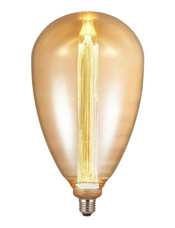 Nordlux Deco E27 | G173 Retro | Dim | 3000 Kelvin | 210 Lumen | Pære - Gold - Ø 17.3 CM