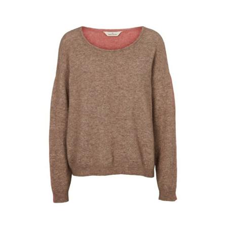 Basic Apparel Claudine Sweater Brun, Dame