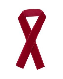 Fløjlsbånd Rød 16 mm