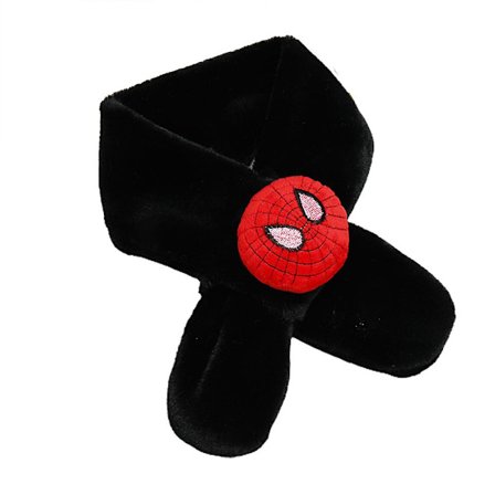 Barnas Spider-Man Batman Superman Skjerf Vinter Halsvarmer Wrap Fleece Skjerf Fans Gaver DB Spiderman