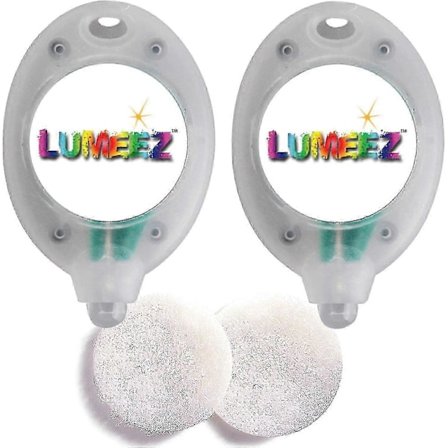 LED-skøytelys for belysning av skøyter, skateboard, sparkesykler, rulleskøyter og rullesko med utskiftbare batterier