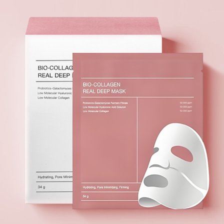 Biodance Bio Collagen True Deep Mask/Kollageenilevy Kasvoille Yönaamio 1 Pakkaus 4 Levyä