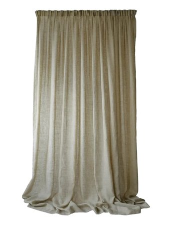 Curtain Ellie Double Width Beige Mimou