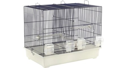 Timor Undulatbur med Skillevegg, Blå - 59x37cm