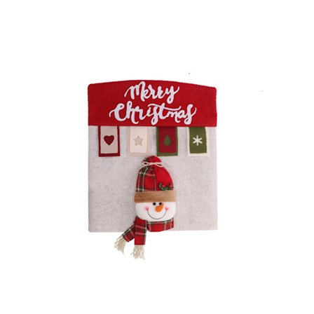 Joulupukin tuolinpäällinen 3D-sarjakuva Pöytä- ja tuolinpäällinen Joulukoristeet (Tyyli 2)