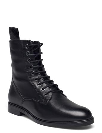 Lace Flatheel Bootie Black Marc O'Polo