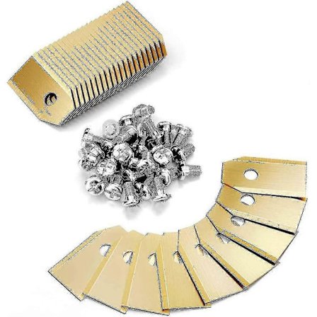 Titanium Udskiftningskniv til Plæneklipper, 30-pak Plæneklipperkniv, Plæneklippere-YGWL