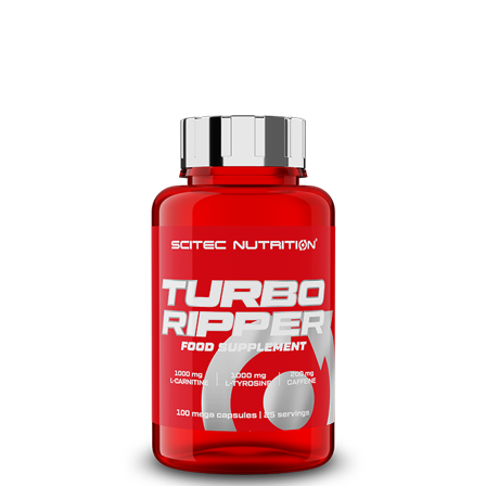 Aminosyrer Scitec Nutrition Turbo Ripper Fat Burner 100 kapsler - Bodyman.dk