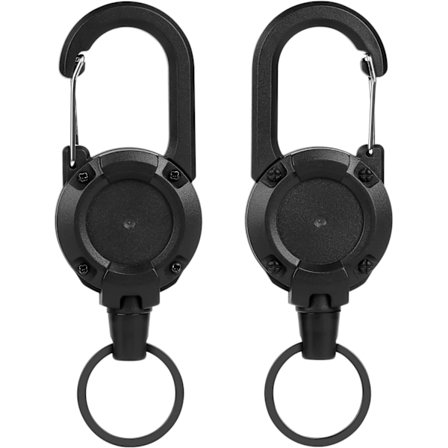 2-pack Retrakbart Nyckelband, Multiverktyg Karabinhållare, Retrakbart ID-Kortshållare, Retrakbart Nyckelband