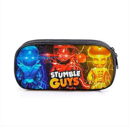i569 Stumble Guys Dobbelt Penalhus Collide Party Penalhus Polyester Tegneserie Penalhus ber569