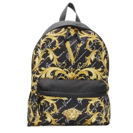 Versace Pre-owned Pre-owned Nylon handTass , Zwart , Dames , Maat: ONE Size Vintage Tassen