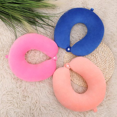 Reisepute Memory Foam - Hode- og nakkestøtte Flypute for