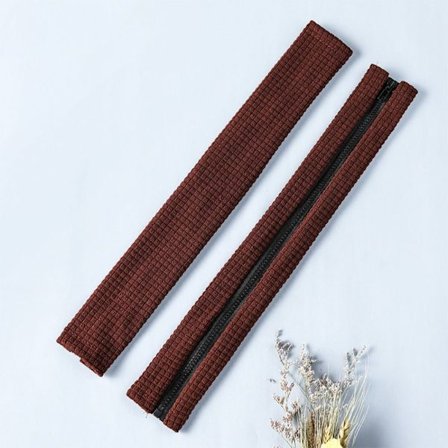 1 par lynlås armlænsbetræk stol armlænsbetræk MØRK KAFFE