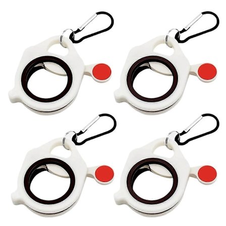 Zip Tie Organizer Kabelbinder Organizer Holder Gløder i Mørket Stærk Effektiv Løsning 8 stk.