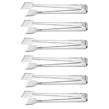 6 stk. slikbuffet sukkerknalder tang grøntsagstang grilltang teposer brødklemme