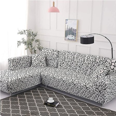 Elastisk Sofaovertrekk Stretch Sofaovertrekk 1/2/3/4 Seater Stue Sofaovertrekk Spandex Trekk Dekor Full Omgitt (2 Seater 145-185