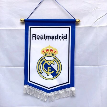 Dekorative flagg for fans - Milan, Arsenal, Paris, Inter Milan, Real Madrid - stort femtagget fotballflagg