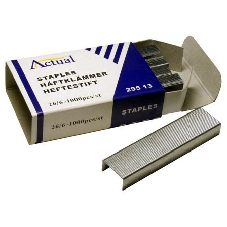 Actual Häftklammer (26/6) 1000/fp - Lyreco - Kontorsmaterial - Till skrivbordet - Häftklammer och tillbehör