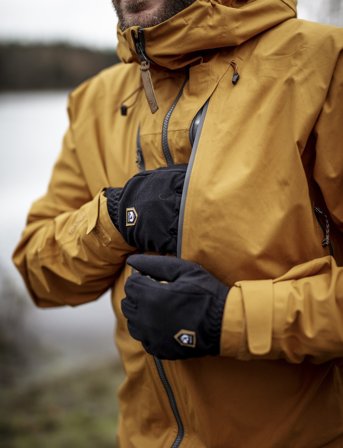 Hestra Merino Windwool Liner - 5 Finger Black - Black - 8