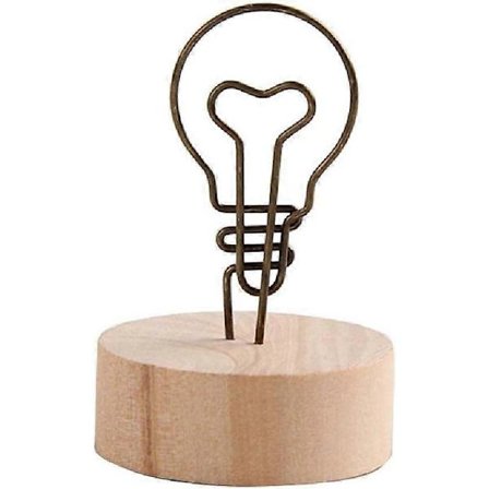 10-pak 5,6 cm høje bordnummerholdere, bordkortholder, bordbilledholder, trådfotoholdere, clips til billeder, memoseddel, fotostativ (Fww)