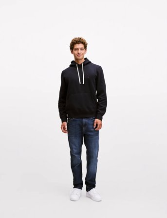 Tommy Hilfiger Essential Fleece Hoody - Black - L