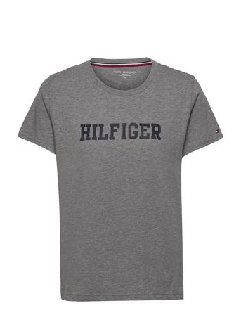 Cn Tee Ss Hilfiger T-shirts & Tops Short-sleeved Grå Tommy Hilfiger