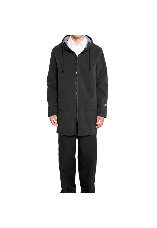 Stutterheim Stockholm Patch Raincoat Jackor Herr Svart MEDIUM