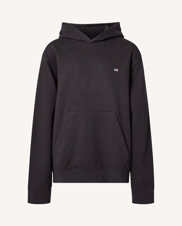 Lexington Lucas teen organic cotton logo hoodie, black