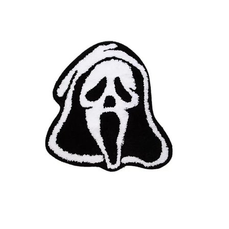 Ghostface Tuftet Teppe Scream Film Fluffy Teppe Håndlaget Ikke Vaskbar Matte Små Tepper For Soverom (FMY)