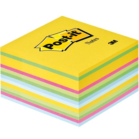 3M Post-it Note Cube 76x76 Farvemix Ultra
