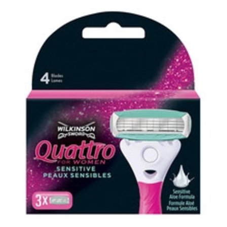 Wilkinson Sword - Quattro for Women (3 pcs) - Spare head