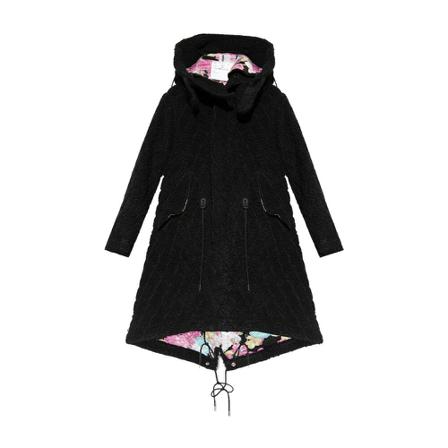 Comme des Garçons, Reversible parka Zwart, Dames, Maat:S