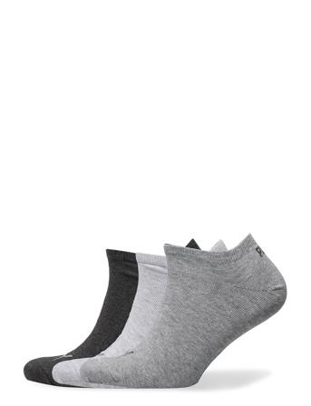 Puma Unisex Sneaker Plain 3P Nilkkasukat Lyhytvartiset Sukat Harmaa PUMA