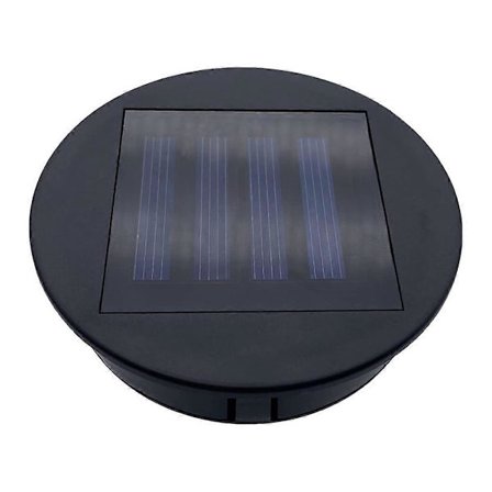 2-pak Solcellelamper Erstatningstop til Lanterner, Vandtætte Runde Solcellelanterner Erstatningstilbehør