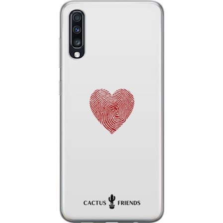Yhteensopiva Puhelinkuori Samsung Samsung Galaxy A70 Cactus and Friends - Fingerprint Love