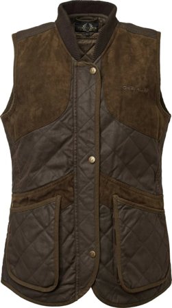 Chevalier Women ́s Vintage Dogsport Vest Men Jaktvästar Brown 42W