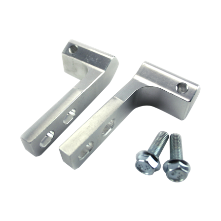 Cycra Alloy Triple Clamp CRFX Side Mount Set Clear