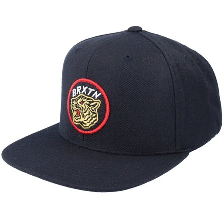 Brixton - Black - snapback - Cap - Kit Medium Profile Black Snapback - Hatstore