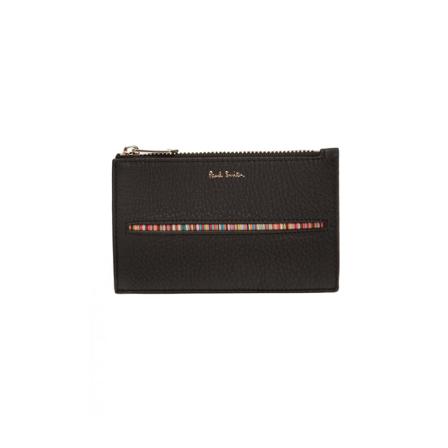 Paul Smith Branded card case , Zwart , Heren , Maat: ONE Size Portefeuilles