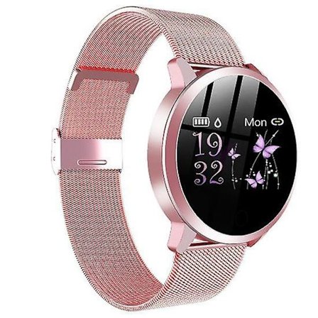 Q8 Smart Watch Sports Pedometer Ecg Heartrate Temperatur Information Påmindelse Bluetooth Opkald