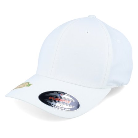 Flexfit - Černá flexfit Kšiltovka - Recycled Polyester Cap White Flexfit @ Hatstore