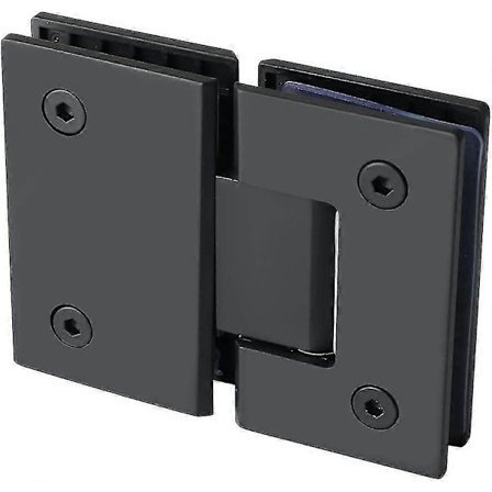 Glasduschdörrsgångjärn 180 grader för 8-12mm glas, 18 kg kapacitet