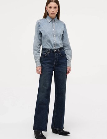 NEUW Coco Relaxed Olympusdark Vintage Indigo - Blue - 29 x 32