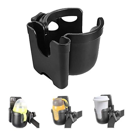 Kopholder til Barnevogn, Universal Cykel Barnevogn Flaskeholder Babyflaske