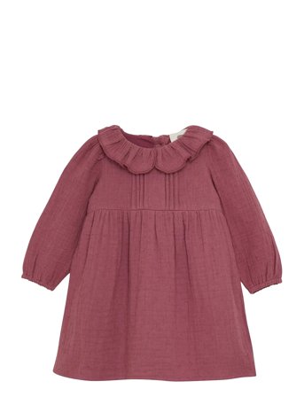 En Fant Dress Woven - Pink - 86