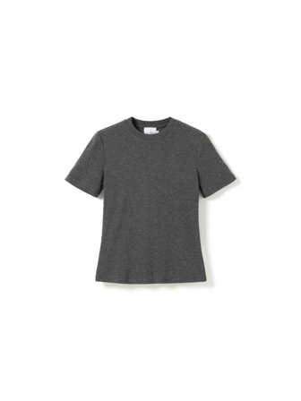 Noella Lidie Ss Top - Dark Grey Melange T-shirts & toppar Dam Grå M