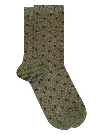 mp Denmark Donna Glitter Socks - Green - 37/39