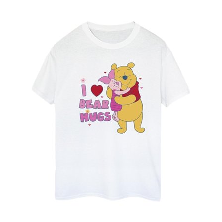 Disney Dam/Kvinnor Winnie The Pooh Big Bear Hugs Bomull Boyfr