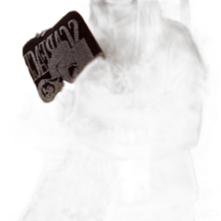 Beige fluffig tröja med volangärmar